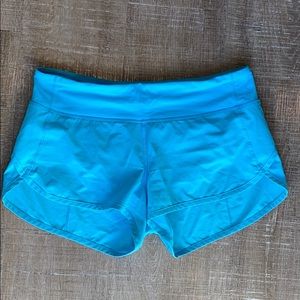 Lululemon Speed Up Short 2.5” in Blue
